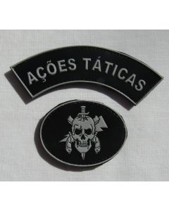 Brazilian Army Tactical Actions unit sleeve patch set for camouflage uniform 