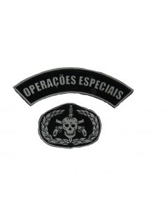 Brazilian Army Special Operations unit sleeve patch set for camouflage uniform 