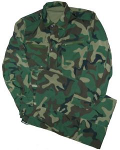 Chinese Army Officer Green Woodland Camouflage Sets