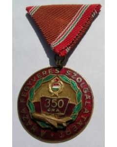 Hungarian Communist Air Force Medal For Fighter Pilot With 350 Hours Flying Time