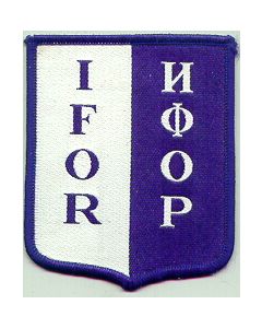 Lithuanian Army Sleeve Patch For Lithuanian Peacekeepers Serving With IFOR
